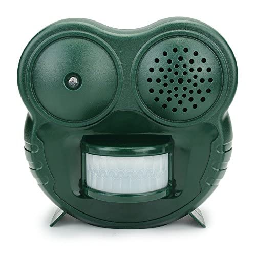 WorldCare® GreatHouse Owl Shaped Electric PIR Sensor Mouse Repeller Outdoor Garden Animal Repellent11143 | Pack of 1