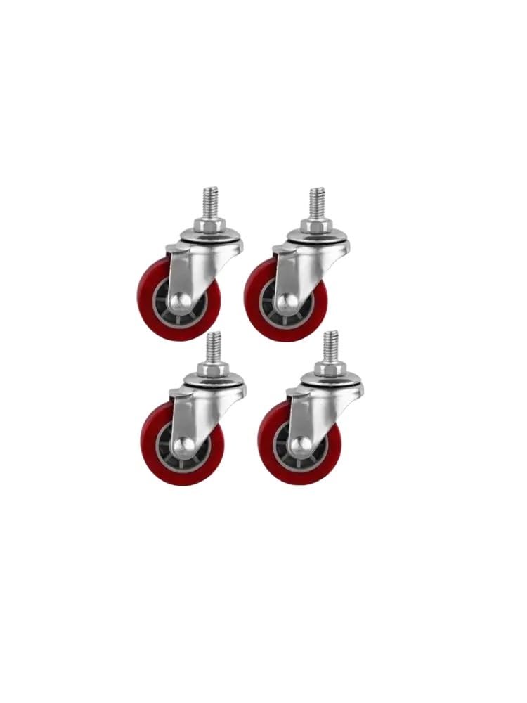 Roulettes pivotantes PU 38 mm pour éliminer les bruits de friction et bloquer les rayures