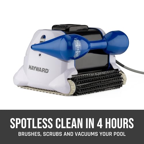 Image of Hayward W3RC9950CUB In-Ground TigerShark Robotic Pool Cleaner for up in-ground Pools to 20 x 40 ft. (Automatic Pool Vacuum)