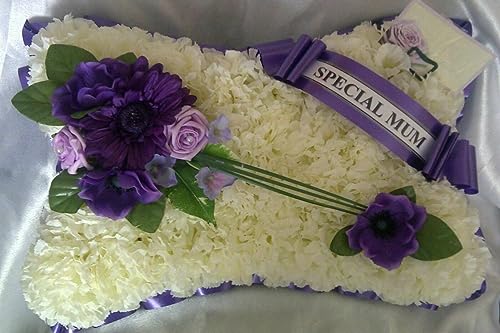 Pillow Silk Funeral Flower Tribute Memorial Artificial Wreath Memorial Grave Floral Tribute