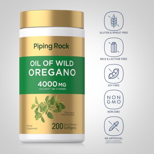 Piping Rock Oregano Oil Softgel Capsules