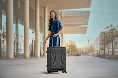 WENGER Hartschalenkoffer Skyon S 35/45 l Erweiterbar Laptopfach Anthrazit – Ansicht 6