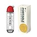 OTE Gorgogliatore Portatile – Macchina per Acqua Frizzante, 450 ml, Dimensioni Compatte, Mini Cilindro da 8 g(Non Incluso), Senza Corrente, Bottiglia in PET a Doppio Strato, Senza BPA, Rosso immagine
