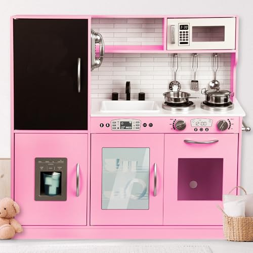 cocina madera sencilla marca Kids House