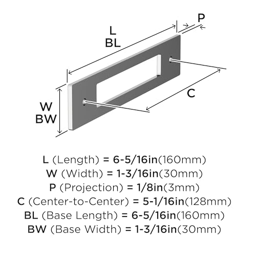 Image of Amerock Medora 5-1 /16 inch Polished Chrome Backplate