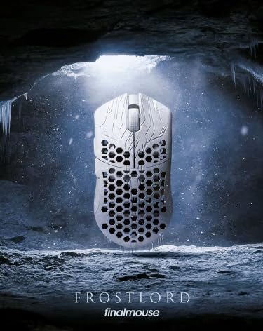 Finalmouse ULX Frostlord Wireless Gaming Mouse, Frostlord White