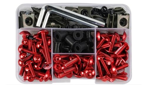 Kit de 190 vis carénage M5 M6 pour motos CBR600RR et CBR1000F
