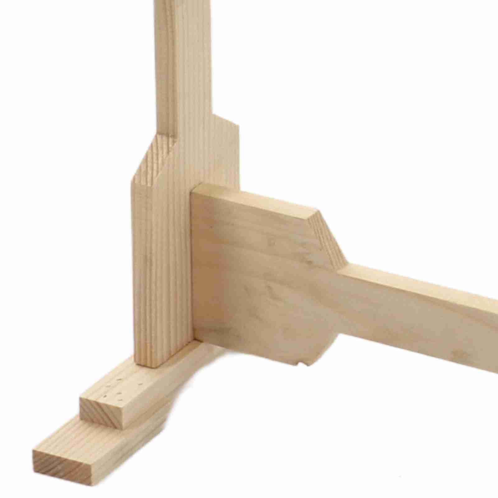 Alomejor Embroidery Stand with Adjustable Height Frame | Materiał drewniany, 5 poziomów wysokości, stojący na podłodze, kompatybilny z gobelinem