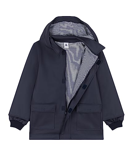 Petit Bateau NAVY BOYS KIDS HOODED RAIN JACKETS SIZES 3-12 YEARS3