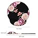 iLeadon Mouse Pad Wrist Support, Ergonomic Mouse Pad with Wrist Rest, Non-Slip Rubber Base Memory Foam Mousepad for Home Office Computer, Laptop, Easy Typing & Pain Relief, Adorable Peony Flower