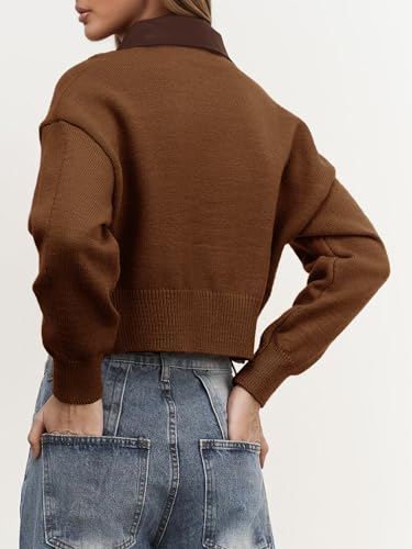 Image of Saodimallsu Womens Long Cardigan Sweaters Chunky Open Front Oversized Slouchy Knit Fall Trendy Coatigan Jackets