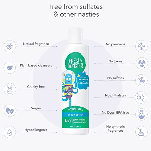 Fresh Monster FMWC22 2-In-1 Natural Shampoo & Body Wash thumb #3