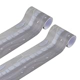 OLYCRAFT 4m Wandgrenze Straße Aufkleber 10cm Grauer Kiesstraße KlebebandAufkleber Selbstklebende Straßen Modelle Aufkleber Zuhause SockelleisteAufkleber für Geburtstagsparty Zuhause Dekoration