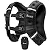 Renoj Weighted Vest for Women Men: Available in 6lb/8lb/10lb/11lb/12lb/14lb/16lb/20lb Fixed Weights for Walking, Running, Training, Exercise, Weight Loss - With Reflective Strips and Storage Pocket