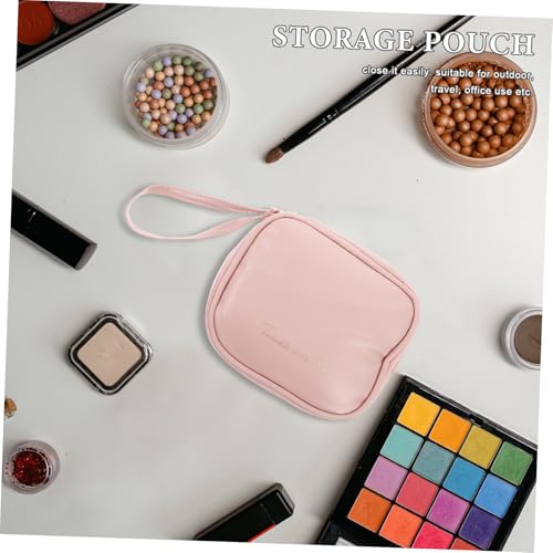 Bolsa organizadora de toallas sanitarias color rosa miniatura 5