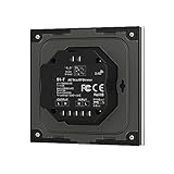 Black Touch Glass Panel Triac Dimmer Wall Switch AC 100-240V RF 2.4GHz 1 Chanel Max 1.5A 150-360W - Image 2