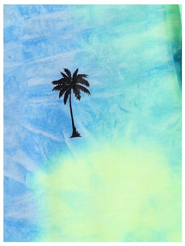 SHENHE Boy's Tie Dye Tee Graphic Print Crewneck Short Sleeve Loose Summer T Shirt Tops3