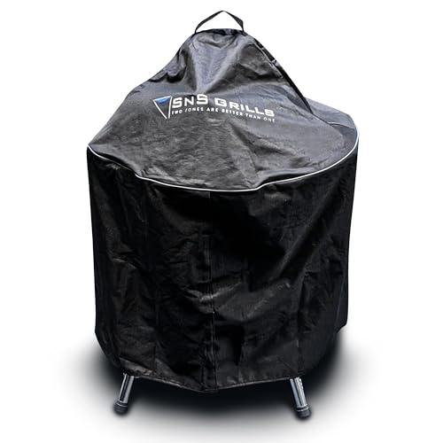 SnS Grills Slow ‘n Sear Kettle Grill Cover - Outdoor Charcoal BBQ Kettle Accessories, Fits Weber and Charbroil, Perfect for Smokey Mountain, Barbecue Smoker, and Round Table Burners