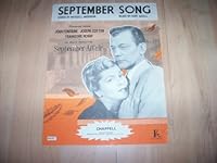 September Song ( From the Musical Play Knickerbocker Holiday ) - Vintage Sheet Music B000RAI1Z4 Book Cover