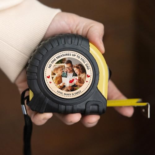 Cinta métrica personalizada para regalo de papá miniatura 1