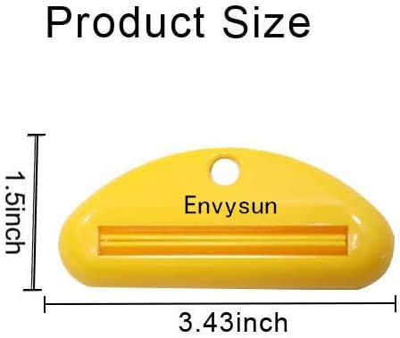 Envysun Toothpaste Tube Squeezer 8pc Toothpaste Tube Dispenser Multipurpose Squeezer Clips Assorted Color