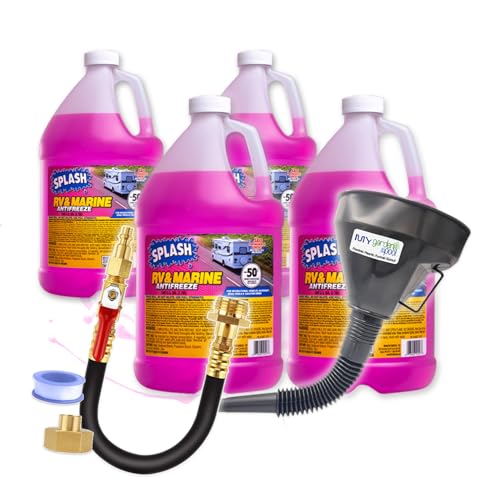 My Garden Pool Splash RV & Marine -50°F Antifreeze Set Flexible Plastic Funnel Spout and Sprinkler...