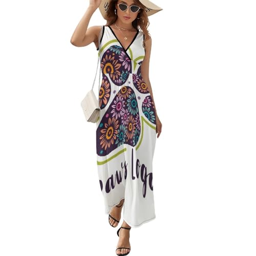 Robe de plage décontractée à motif fleuri pour vos vacances d'été