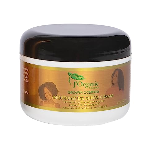 J’Organic Solutions Daily Hair Moisturizer with Marshmallow Root & Avocado Oil – for Curly & Textured Hair – 8oz