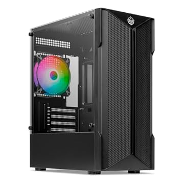 Gabinete Gamer TGT Skylancer V2, ARGB, Mid-Tower, Lateral De Vidro, Com 1 Fan, Preto, TGT-SKLV2-BK-1F
