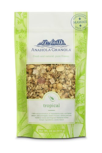 Anahola Granola Tropical Granola - Healthy Hawaiian Granola - Ancient Grains With No Sugar Added - Handmade Since 1986 - Good For You While Still Tasting Great