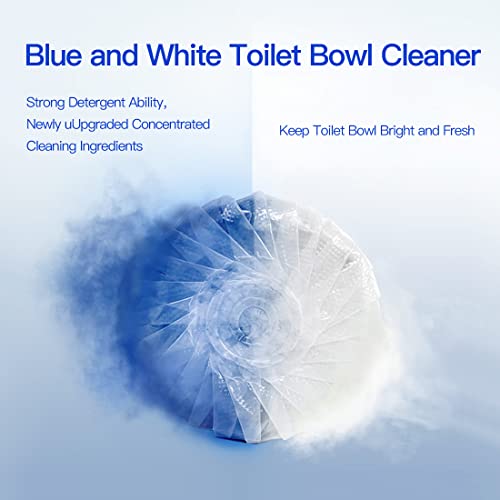 KIISSIISO-Commercial-Household-Bathroom-Cleaners-28-Pack-Toilet-Bowl-Cleaner-Tablets-Automatic-Toilet-Tank-Cleaners-Multipurpose-Janitorial-DeodorizersBlue-and-White