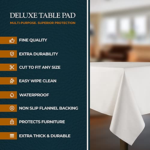 Table Armor Deluxe Table Pad Superior Protection Extra Durable Waterproof (120" X 52") #TOP7