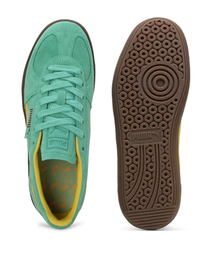 Image of Puma, Unisex-Adult, Palermo, Jade Frost-Fresh Pear-Gum, Sneaker, 8UK, (40269306)