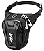 Streifen günstig Kaufen-Rolgno Beintasche Motorrad, Bauchtasche Gürteltasche Herren Damen, [Erweiterter Stauraum] Oberschenkeltasche, Reflektierende Streifen & Verstellbarer Beinriemen für Radfahren Wandern