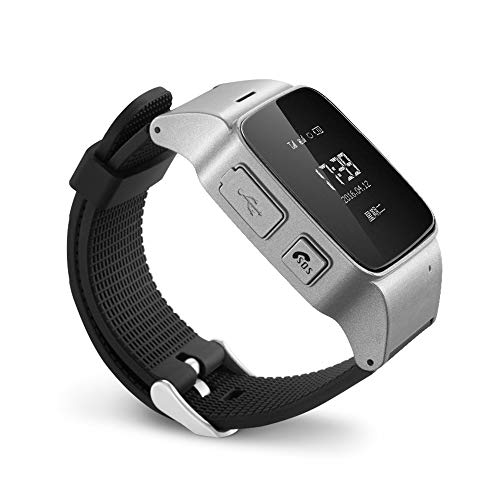 Beacon Pet Elderly Smart Watch with Dual Way Call SOS Anti-Lost GPS Pedometer WiFi Tracking Remote Monitor Watches for iPhone Android Phones - Silver - Thumbnail 6