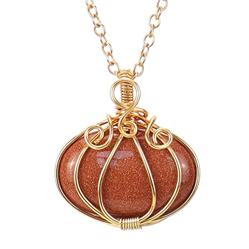 NALISASA Natural Quartz Stone Goldstone...