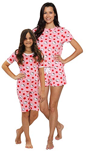 Hello Kitty Women, Girl Or Toddler Mommy And Me 2Pc Pajama Set, Pink, Girls - 4/5 #TOP4