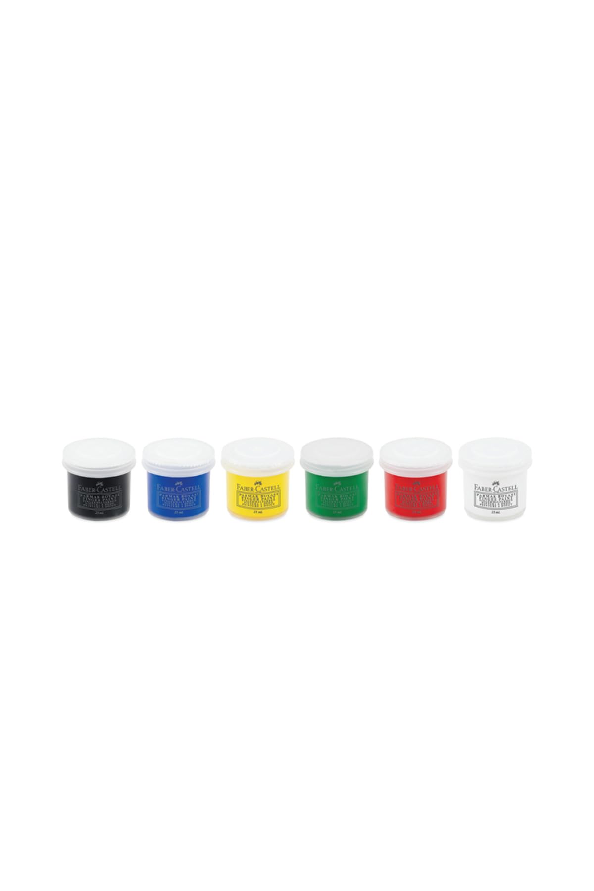 Faber-Castell Pintura para dedos de 6 colores (160402)