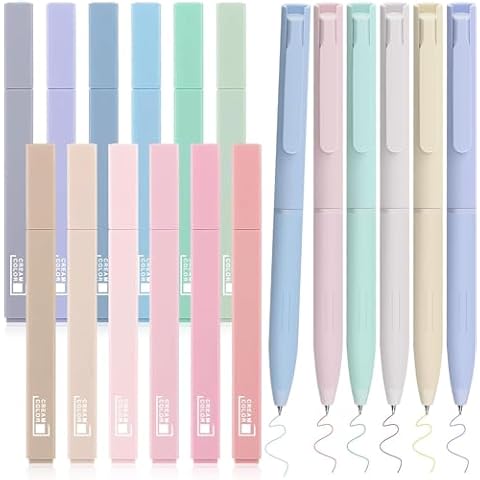 COZCLAM 18-Piece Pastel Highlighter Set Cover