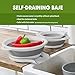Gevoli Collapsible Colanders (3 Pack Set) Food Strainers with Over-Sink Water Draining Base for Pasta Fruits and Vegetables (Patent Pending) White (3 Sizes, 3QT, 4QT and 5 Quart)