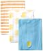 Gerber Unisex-Baby Newborn 3 Pack Neutral Interlock Burp cloths