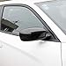 Crosselec Bright Black Side Door Mirror Cover Molding Trim for Dodge Charger 2011-2021 for Chrysler 300 300C 2011-2022 (Bright Black)
