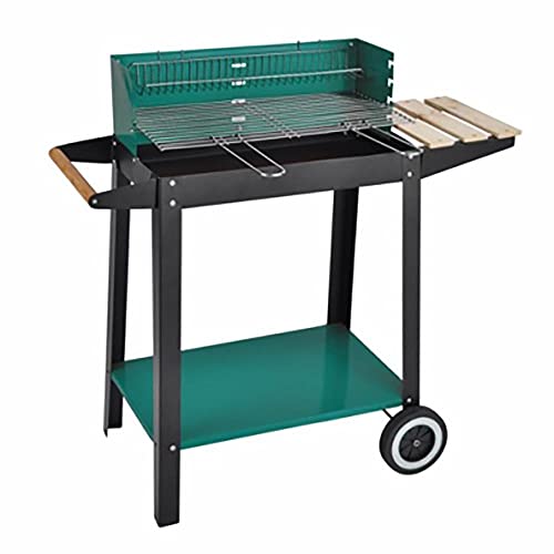 Natuur Barbacoa Carbón Con Ruedas 87X45X83 Cms. Metálica Con Parrilla