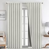 Photo Gallery joydeco 100% tende oscuranti per interni 2 pezzi, lino tende termiche con passanti per soggiorno moderne, cameretta bambini, camera da letto blackout curtains (2xl140xa260, grigio bianco) Photo Gallery joydeco 100% tende oscuranti per interni 2 pezzi, lino tende termiche con passanti per soggiorno moderne, cameretta bambini, camera da letto blackout curtains (2xl140xa260, grigio bianco)