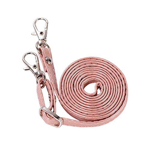 Jaorty Pu Leather Wallet Case For Samsung Galaxy S10 Necklace Lanyard Case Cover With Card Holder Adjustable Detachable Anti-Lost Neck Strap Case For Samsung Galaxy S10,Pink #TOP2