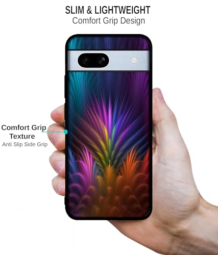 Image of Multicoloured Design Premium 2D Printed Metal Back Case Cover for Google Pixel 7A 5G