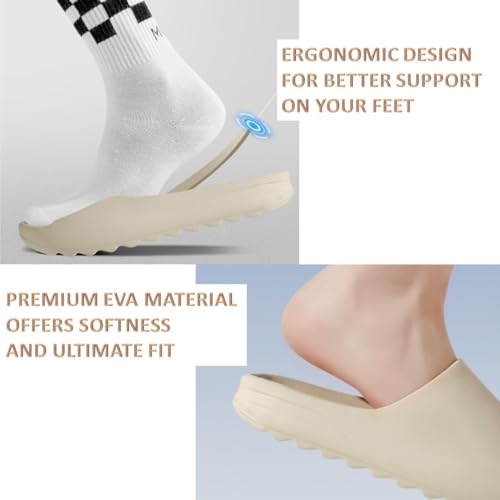 Pillow Slippers Men Women Non Slip Slides Sandal Shower Outdoors Thick Cushioned Sole3