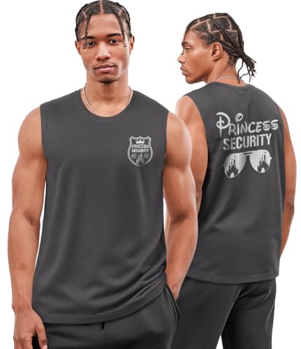 Flafens Tank Tops Men - Sleeveless Shirts for Men Graphic Cotton Mens Tank Tops Summer Fashion Casual Loose Fit Tanktop