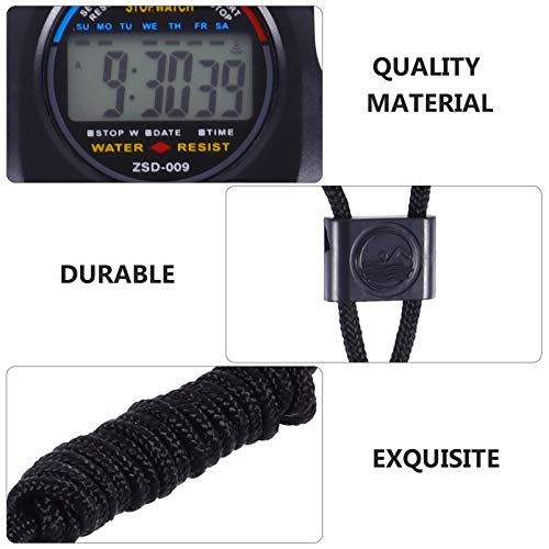 BESPORTBLE Treinamento Prático Temporizador Esportes Cronômetro Temporizador Relógio Digital Portáti