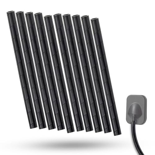 ADS Cord Protector for Phone Charger | Pack of 10 Cable Protector | Charger Protector & Cord Protectors from Pets No Chew | Spiral Cable Protector & Spiral Cable Wrap for Dental X-Ray Sensor